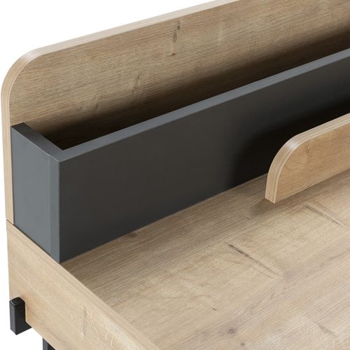 Bureau 1 Tiroir Effet Chêne 113 Cm Rosaly