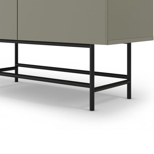 Buffet 4 Portes Vert 100 Cm - Clea