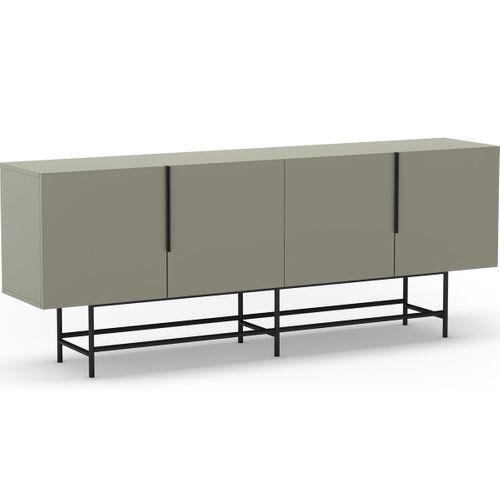 Buffet 4 Portes Vert 200 Cm - Clea
