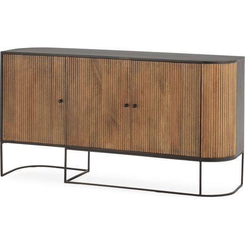 Buffet 3 Portes En Bois De Manguier 165 Cm - Cyrus