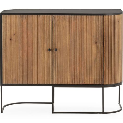 Buffet 2 Portes En Bois De Manguier 110 Cm - Cyrus