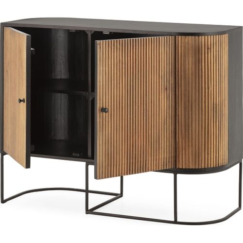 Buffet 2 Portes En Bois De Manguier 110 Cm - Cyrus