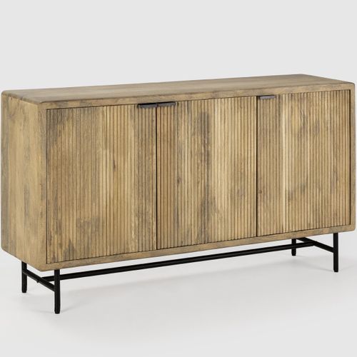 Buffet 3 Portes En Bois De Manguier 150 Cm - Sanja