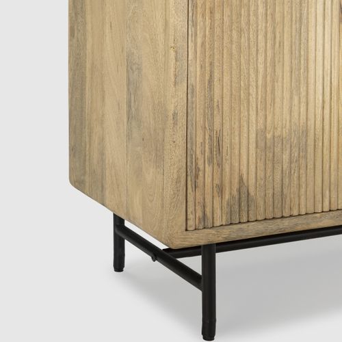 Buffet 3 Portes En Bois De Manguier 150 Cm - Sanja