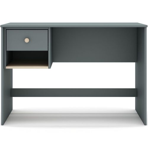 Bureau Enfant 1 Tiroir En Bois Vert Kaki 110 Cm Elise