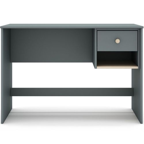 Bureau Enfant 1 Tiroir En Bois Vert Kaki 110 Cm Elise
