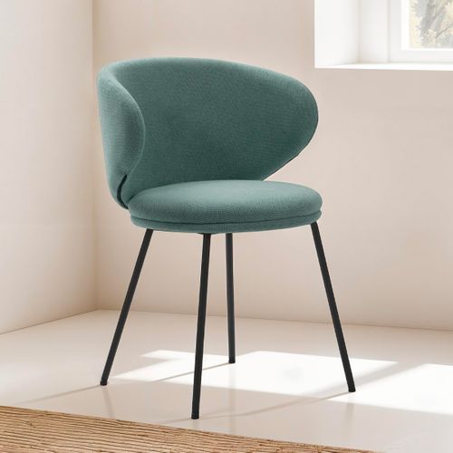 Lot De 2 Chaises En Tissu Vert - Cocoon