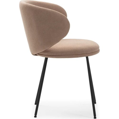 Lot De 2 Chaises En Tissu Rose Pâle - Cocoon