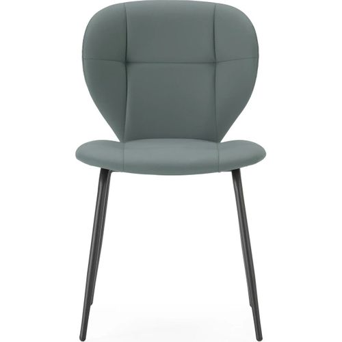 Lot De 2 Chaises En Tissu Vert - Svea