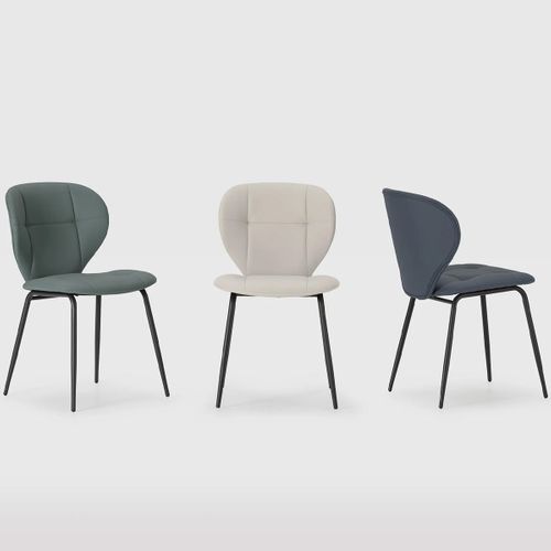 Lot De 2 Chaises En Tissu Beige - Svea