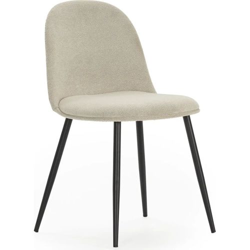 Lot De 4 Chaises En Tissu Beige - Haven