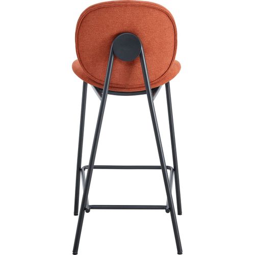 Lot De 2 Tabourets De Bar En Tissu Rouille - Boreal