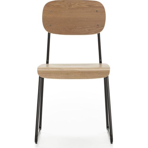 Lot De 2 Chaises Effet Bois - Eken