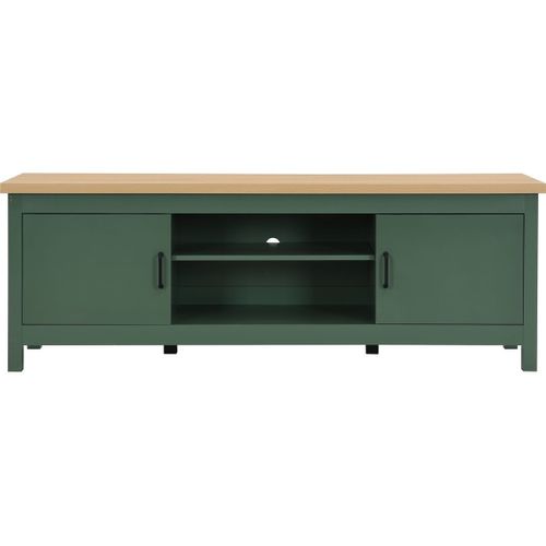 Meuble TV 2 Portes Vert 160 Cm - Sana
