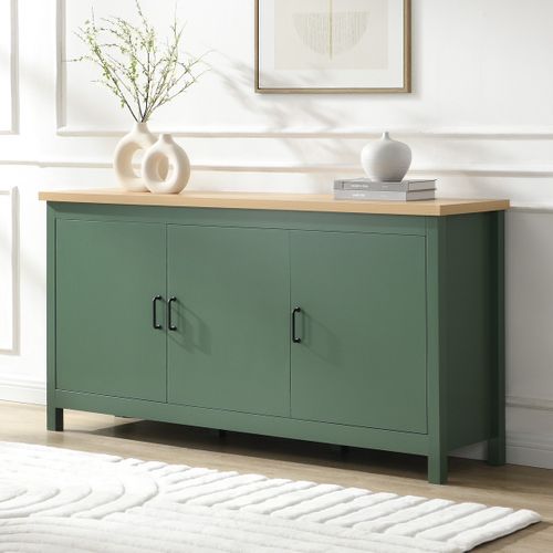 Buffet 3 Portes Vert 160 Cm - Sana