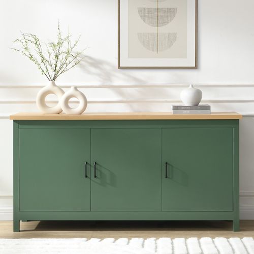 Buffet 3 Portes Vert 160 Cm - Sana