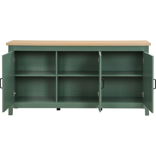 Buffet 3 Portes Vert 160 Cm - Sana