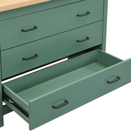 Commode 3 Titoirs Verte 100 Cm - Sana