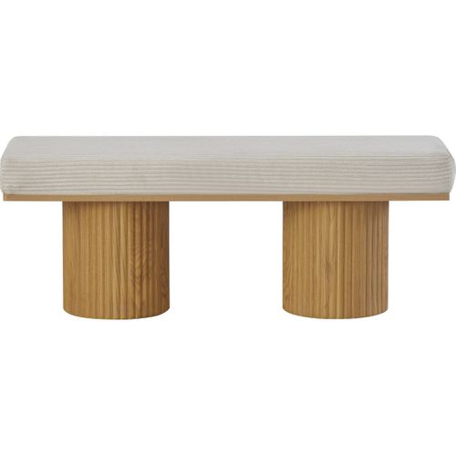 Banc En Velours Côtelé Beige - Mahe