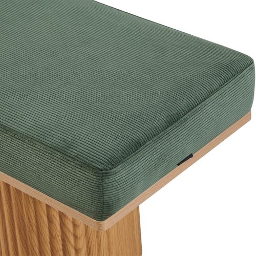 Banc En Velours Côtelé Vert Kaki - Mahe