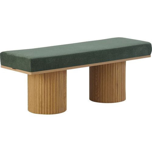 Banc En Velours Côtelé Vert Kaki - Mahe