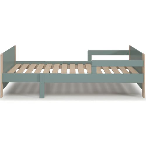 Lit Enfant Évolutif 90x140/190 Cm En Bois Vert Kaki - Luan