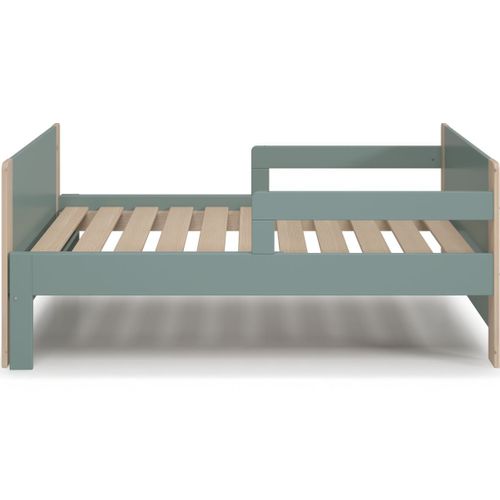 Lit Enfant Évolutif 90x140/190 Cm En Bois Vert Kaki - Luan