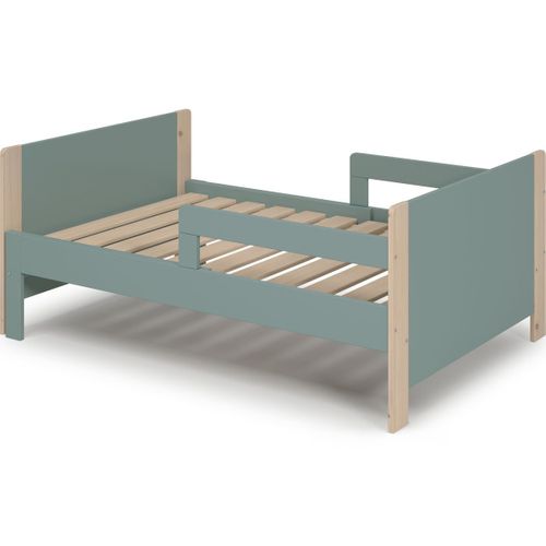 Lit Enfant Évolutif 90x140/190 Cm En Bois Vert Kaki - Luan