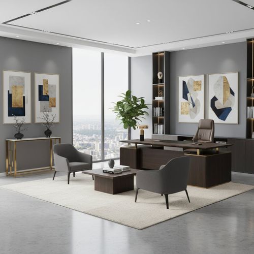 Console Gold Marbré Blanc 120x40x78 Cm Sophie