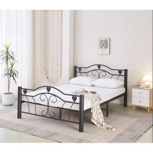 Lit Metal Hercule Noir 160x200cm