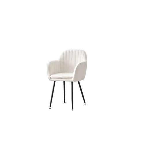 Lot De 2 Chaises Chic Kanvas En Velours Pieds Métal Noir