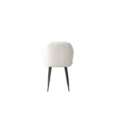 Lot De 2 Chaises Chic Kanvas En Velours Pieds Métal Noir