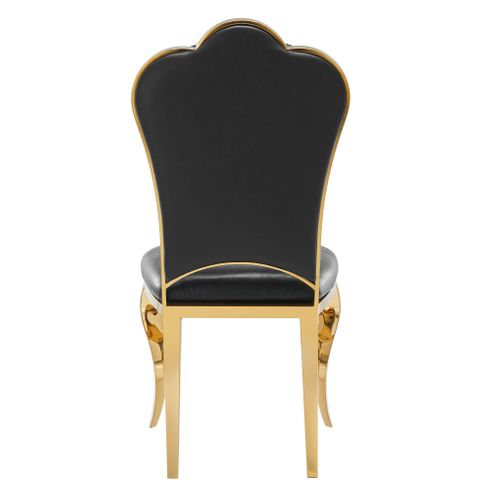 Lot De 4 Chaises Prestige Gold Simili Cuir - Sakura