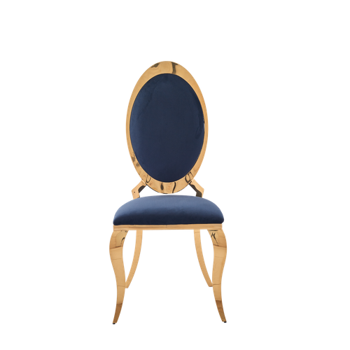 Lot De 4 Chaises Angel Baroque Gold Velours