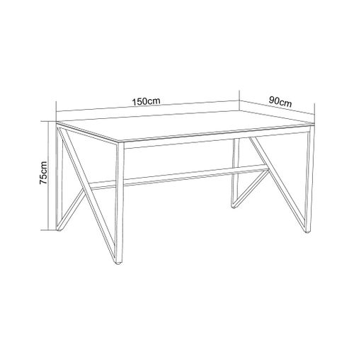 Table Basse Majestique Rectangle Plateau Verre Trempé Marbré Noir Pieds Gold 120x60x45cm
