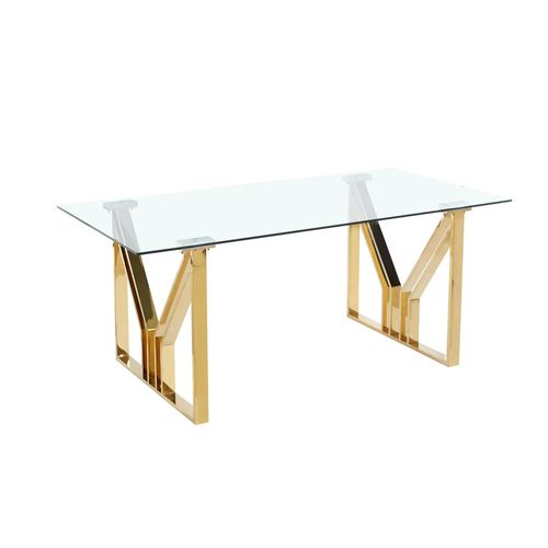 Table à Manger Igrec Gold Transparent