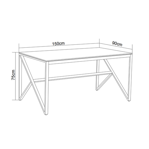 Table à Manger Design Verre Trempé Transparent et Doré – 150×90 Cm