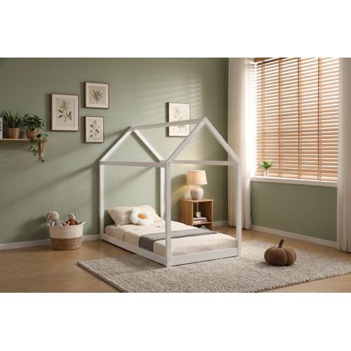 Lit Cabane Robinson En Bois – 190x90 Cm Avec Sommier Intégré