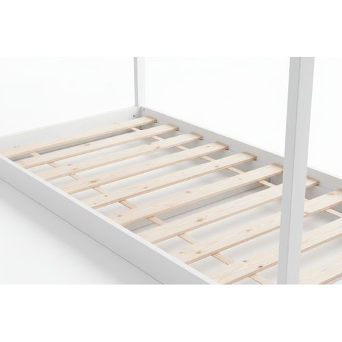 Lit Cabane Robinson En Bois – 190x90 Cm Avec Sommier Intégré