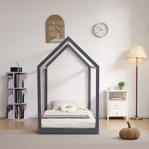 Lit Cabane Robinson En Bois – 190x90 Cm Avec Sommier Intégré