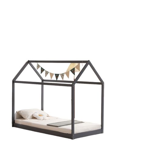 Lit Cabane Robinson En Bois – 190x90 Cm Avec Sommier Intégré