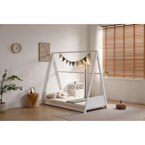 Lit Pour Enfant Tipi Blanc 90x190cm