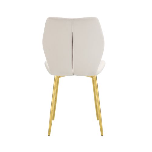 Lot De 4 Chaises Coquillage Gold 46x58,5x87 Cm