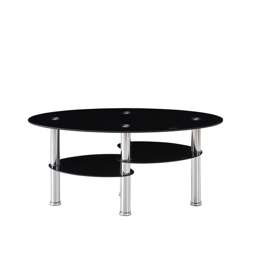 Table Basse Game Noir 100x50x45 Cm