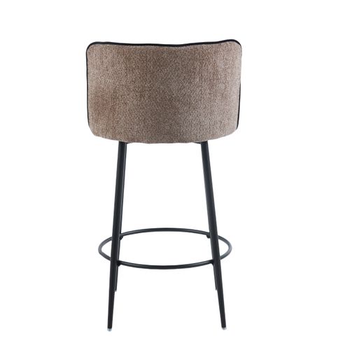 Lot De 2 Tabourets De Bar Cathy Pied Métal Noir