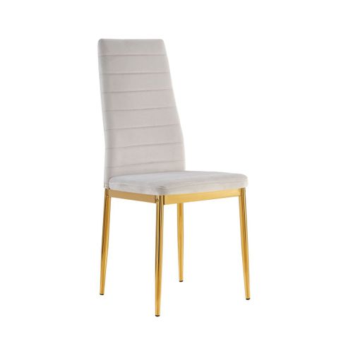 Lot De 6 Chaises Tolia Gold Velours