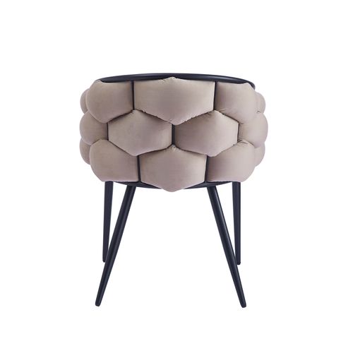 Lot De 2 Chaises Ballon Pieds Métal Noir