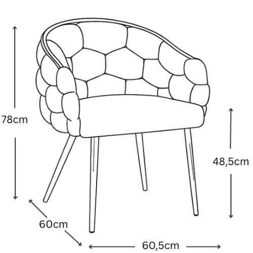 Lot De 2 Chaises Ballon Pieds Métal Noir