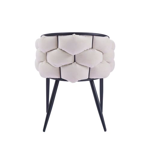 Lot De 2 Chaises Ballon Pieds Métal Noir