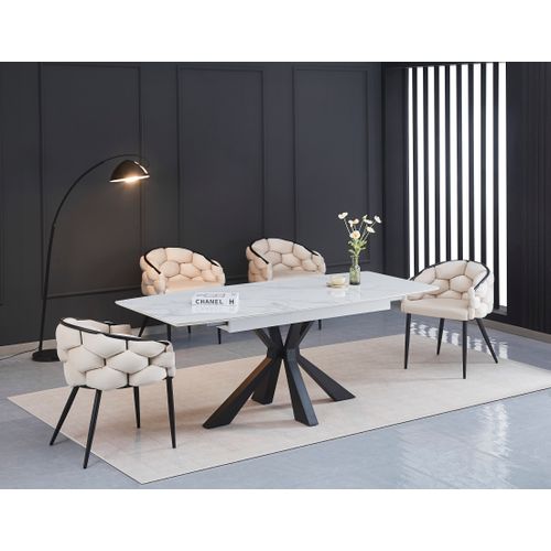 Lot De 2 Chaises Ballon Pieds Métal Noir